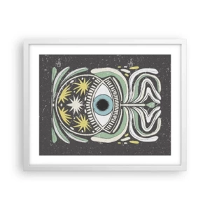 Poster in een witte lijst - Tribale rituelen - 50x40 cm