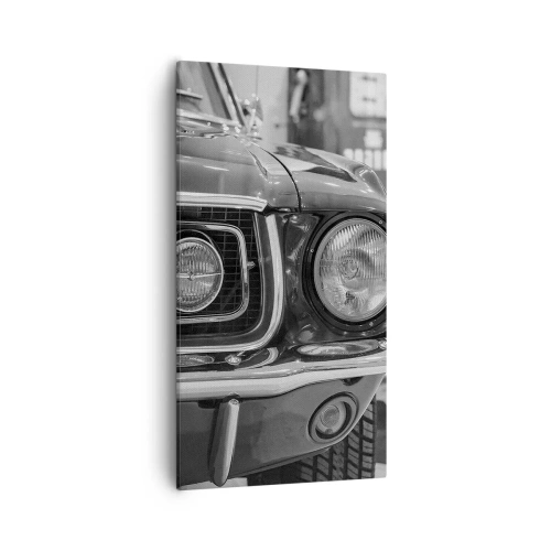 Schilderen op canvas - Hard rijden - 55x100 cm