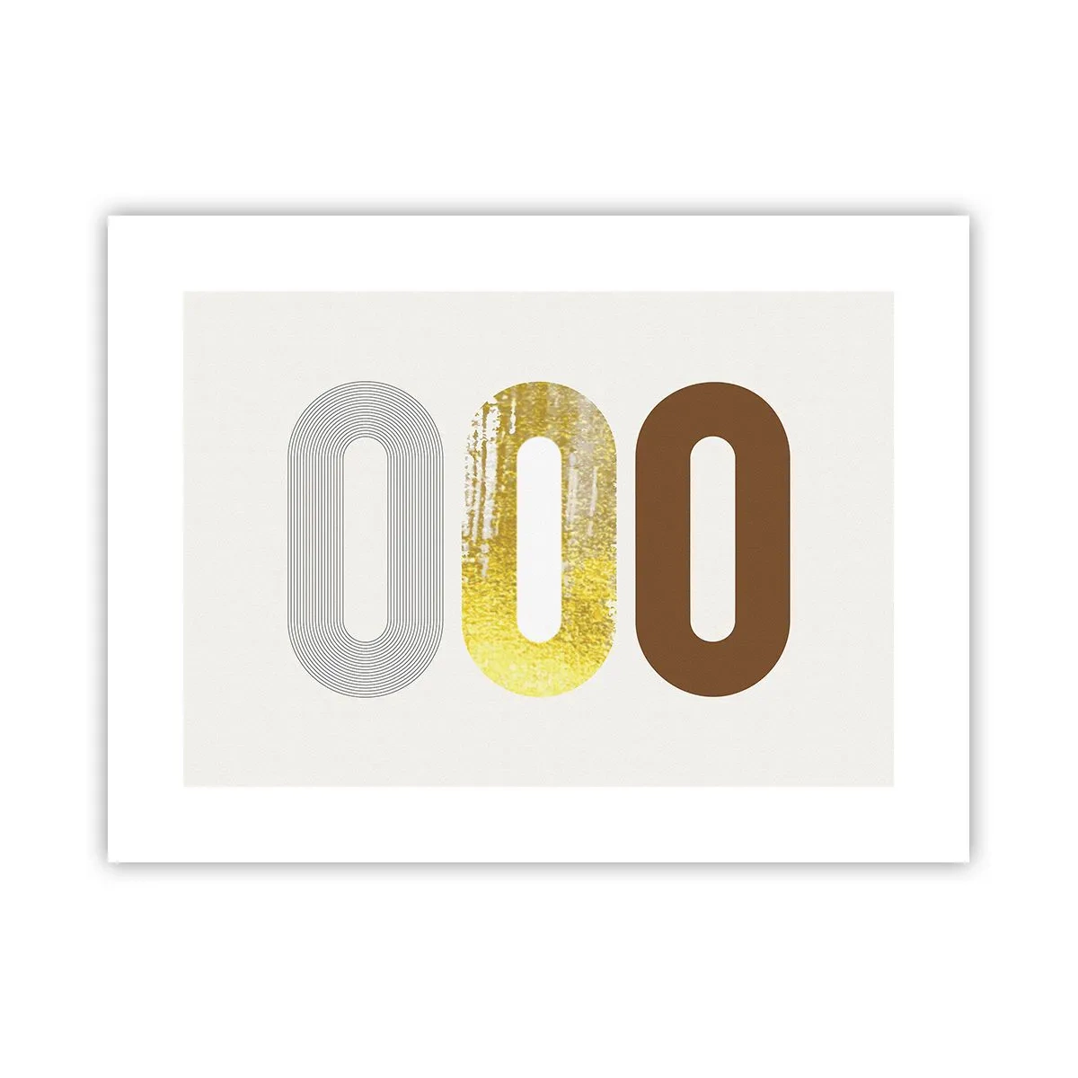 Poster - Oooo! - 40x30 cm