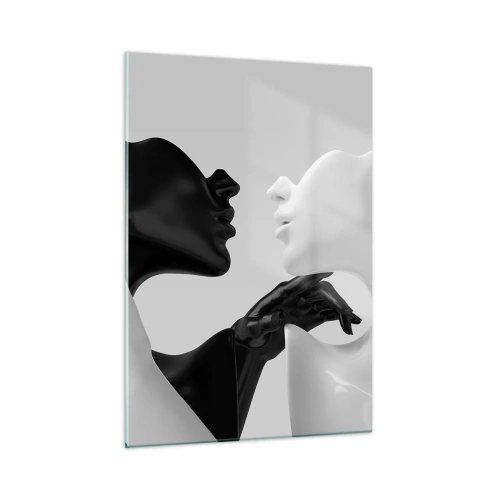 Schilderen op glas - Antrekking - Begeerte - 50x70 cm