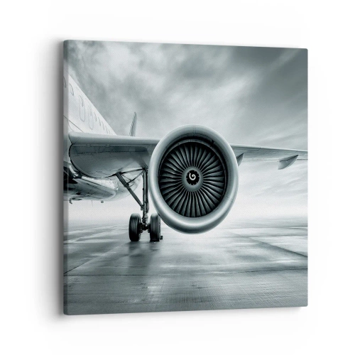 Schilderen op canvas - Er is kracht! - 40x40 cm