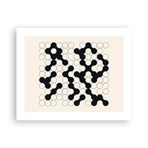 Poster - Chinees spel – variatie - 50x40 cm