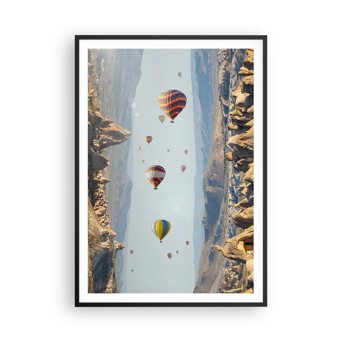 Poster in een zwarte lijst - Alles is hier mogelijk - 70x100 cm