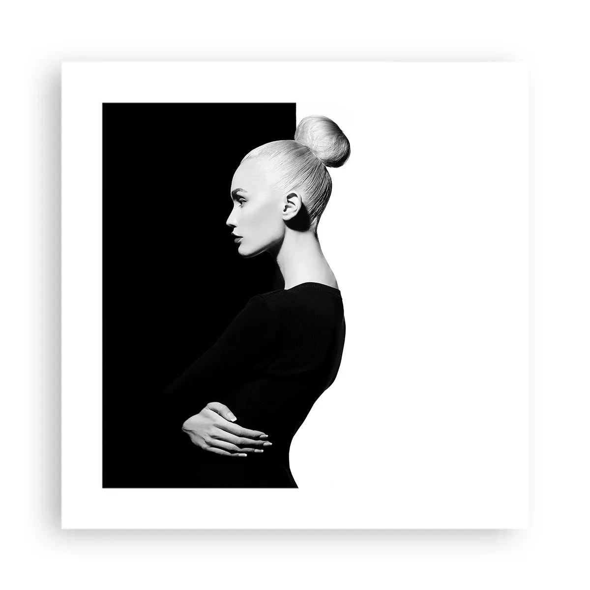 Poster - Gewoon een vrouw - 40x40 cm