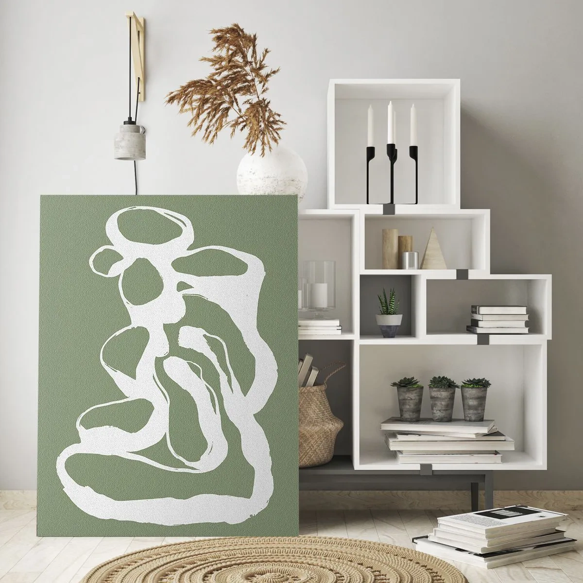 Schilderen op glas - De roep van de ruimte - 80x120 cm