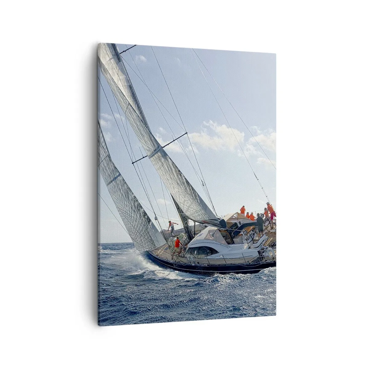 Schilderen op canvas - Laat de betere zegevieren - 50x70 cm