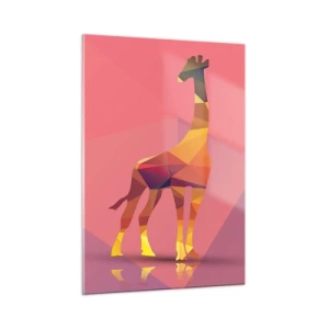 Schilderen op glas - In de kleuren van de savanne - 50x70 cm