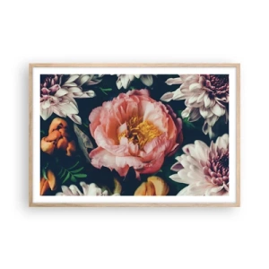 Een poster in een licht eiken lijst - Met barokke pracht - 91x61 cm