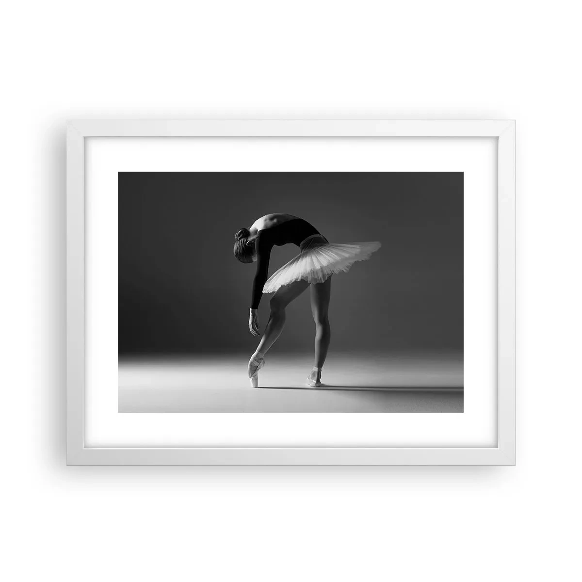 Poster in een witte lijst - Bella ballerina - 40x30 cm