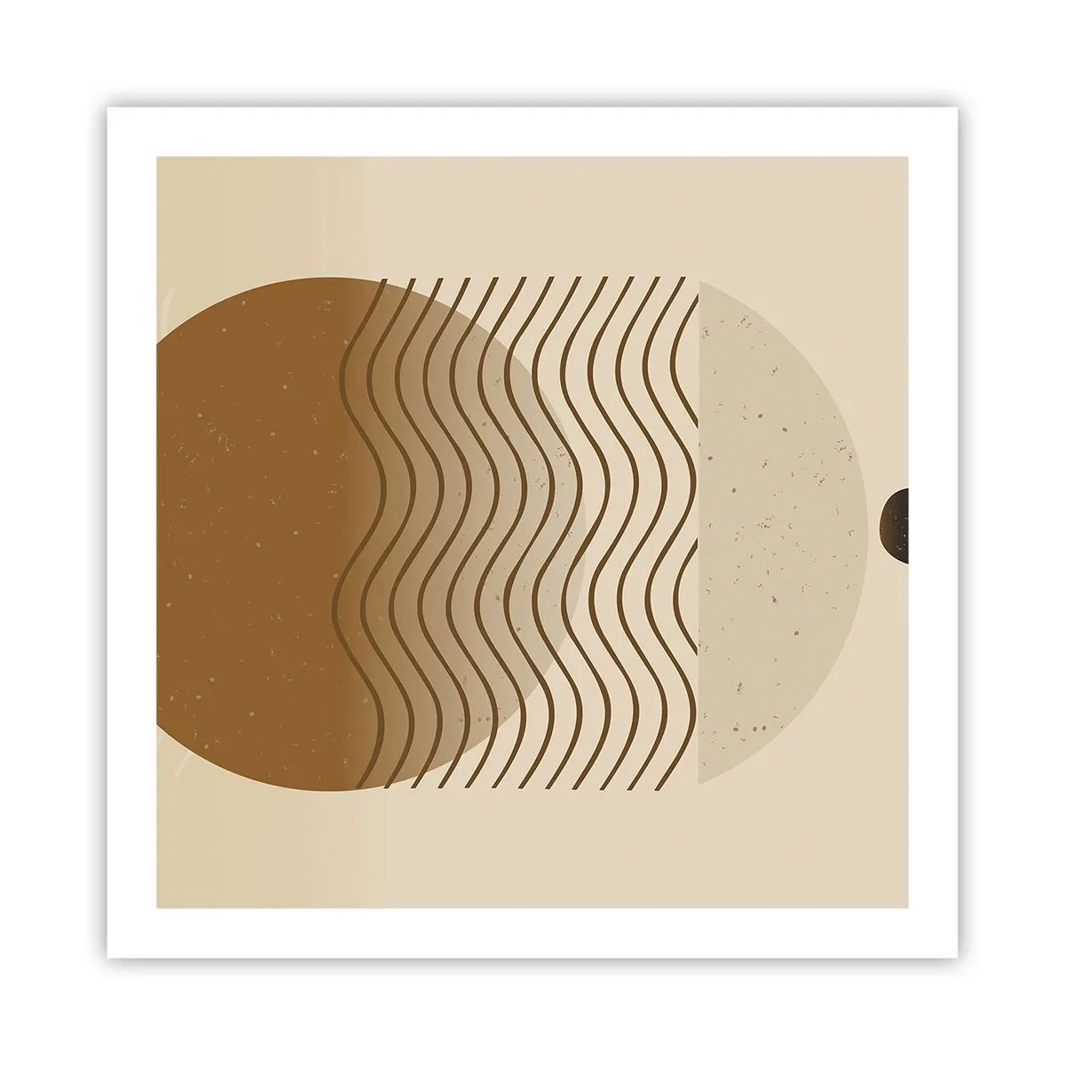 Poster - Over de oorsprong van geometrische figuren - 60x60 cm
