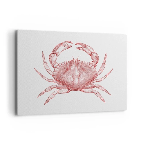 Schilderen op canvas - Krab der krabben - 120x80 cm