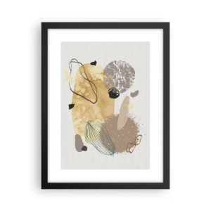 Poster in een zwarte lijst - Toegepaste plumcologie - 30x40 cm