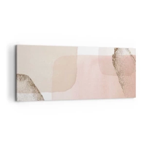 Schilderen op canvas - Een blik door kleur - 100x40 cm