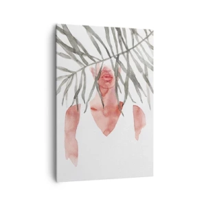 Schilderen op canvas - Vrouwe van de tropen - 70x100 cm