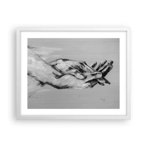 Poster in een witte lijst - Begin… - 50x40 cm