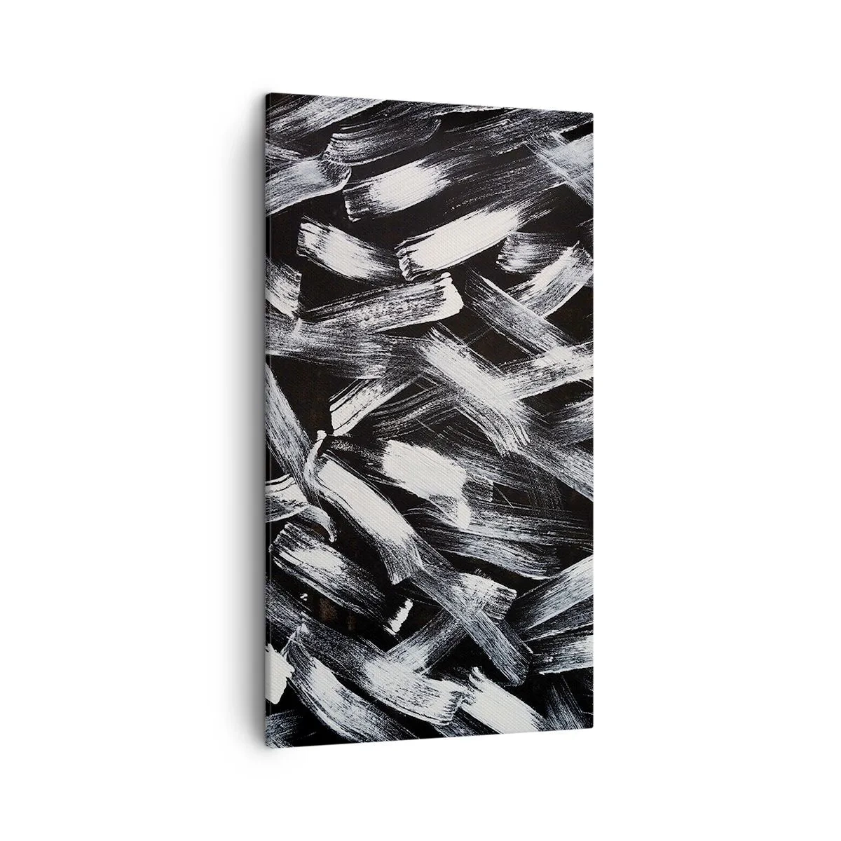 Schilderen op canvas - Abstractie in de industriële spirit - 45x80 cm