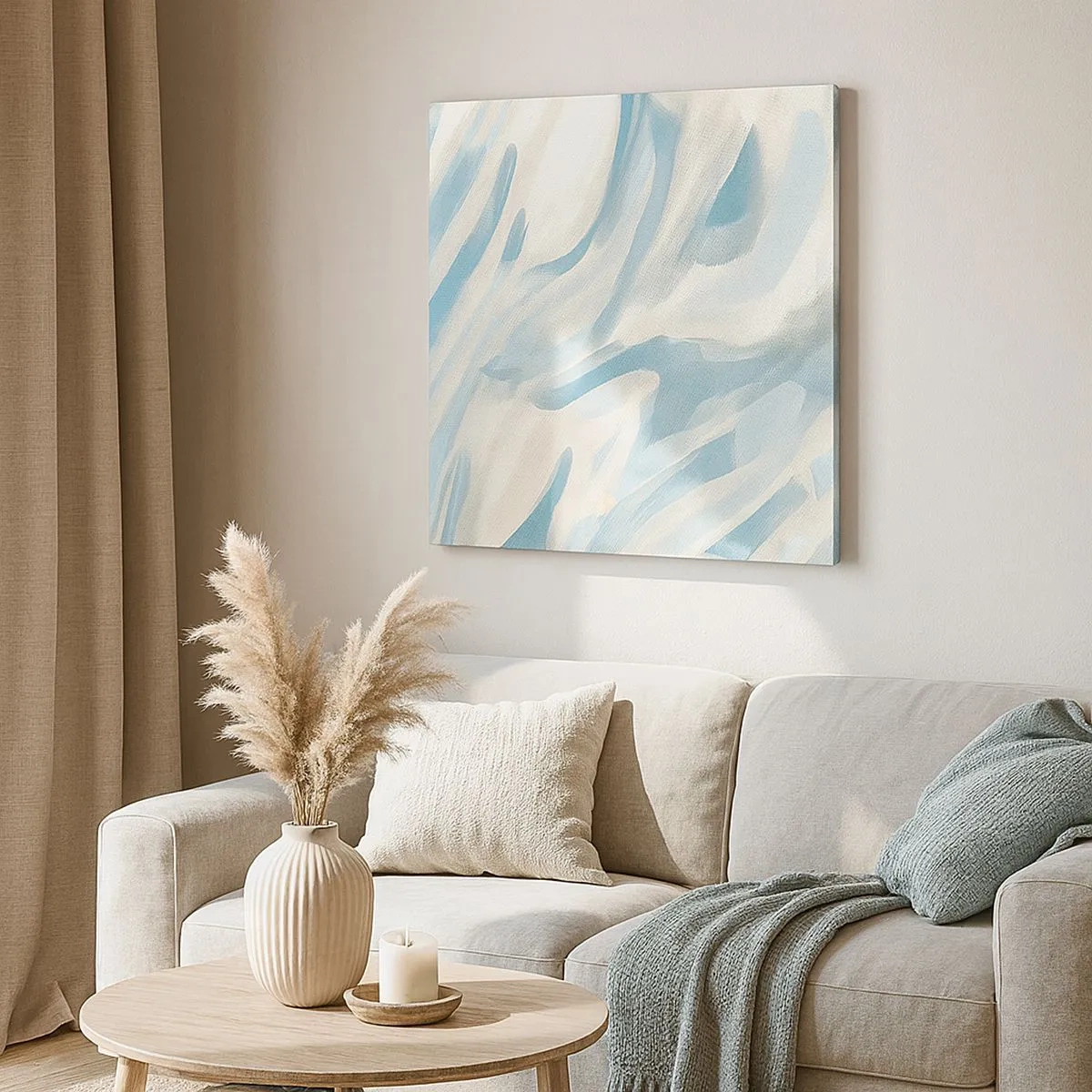 Schilderen op canvas - Lente briesjes - 30x30 cm