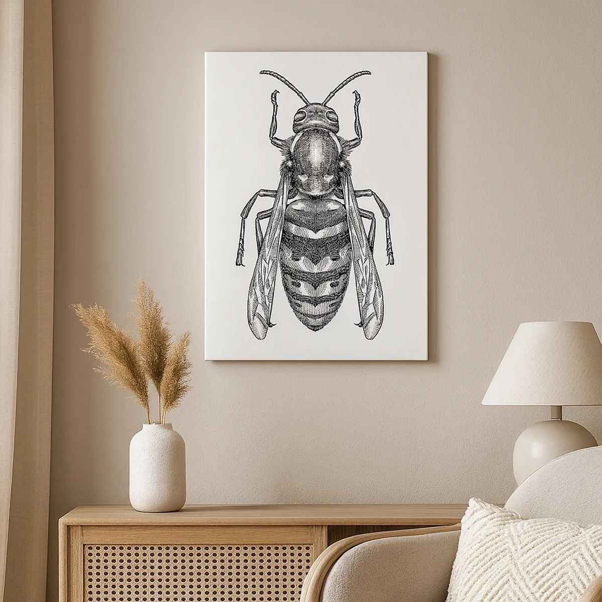 Schilderen op canvas - Van een insectenplaneet - 50x70 cm