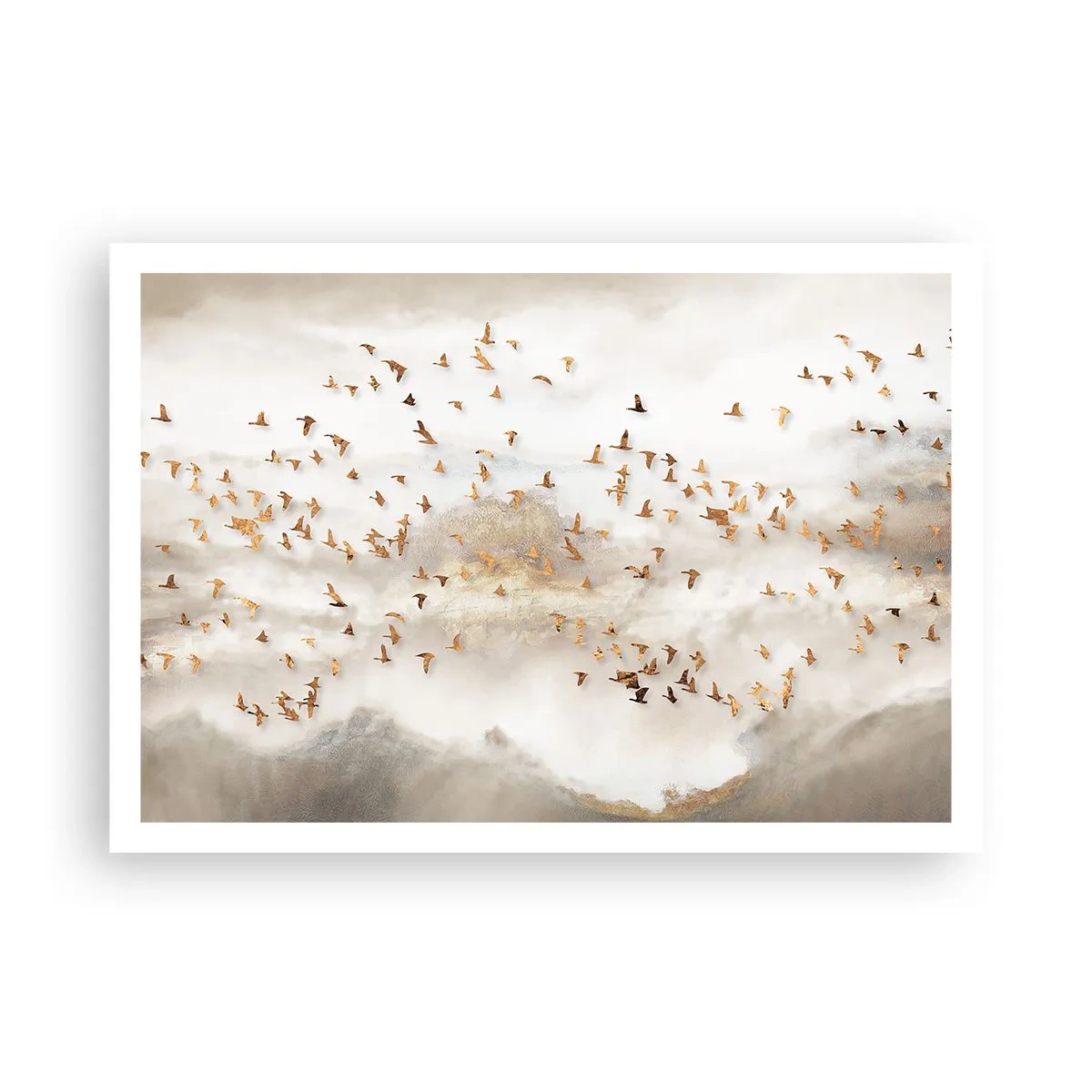 Poster - Het is tijd… - 100x70 cm