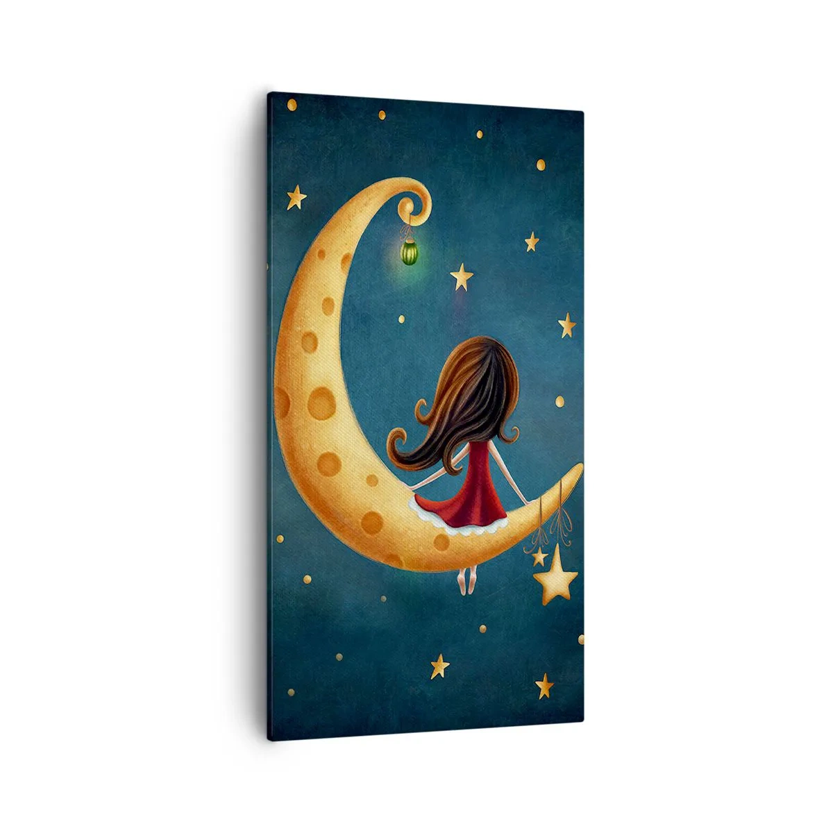 Schilderen op canvas - Een keer… - 55x100 cm