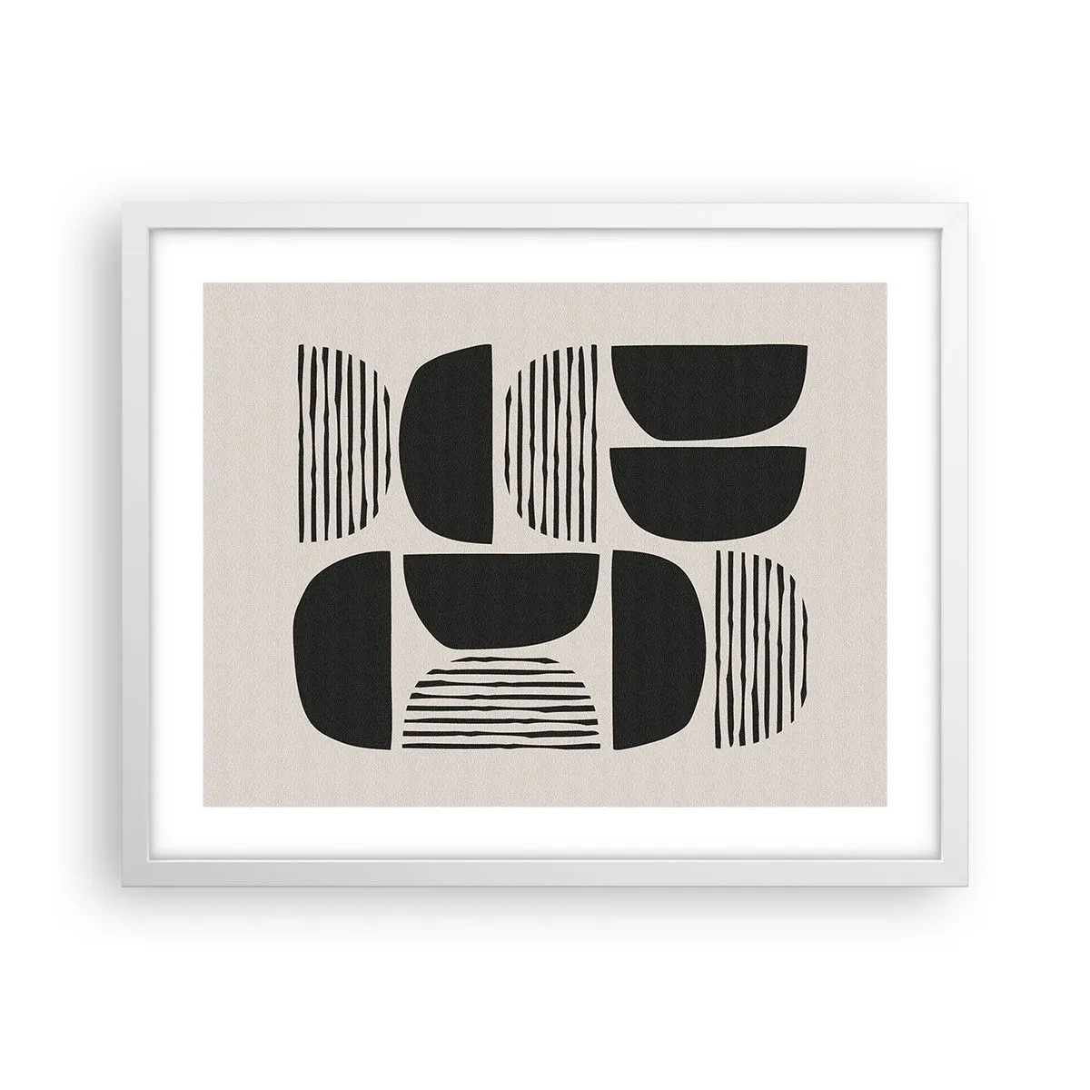 Poster in een witte lijst - Halfslachtige deals - 50x40 cm