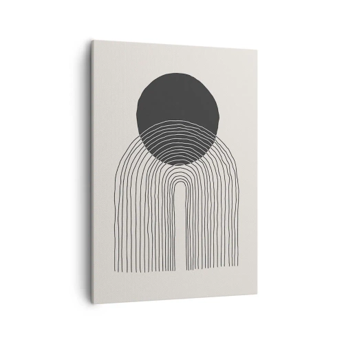 Schilderen op canvas - Bibberen en vertrouwen - 50x70 cm