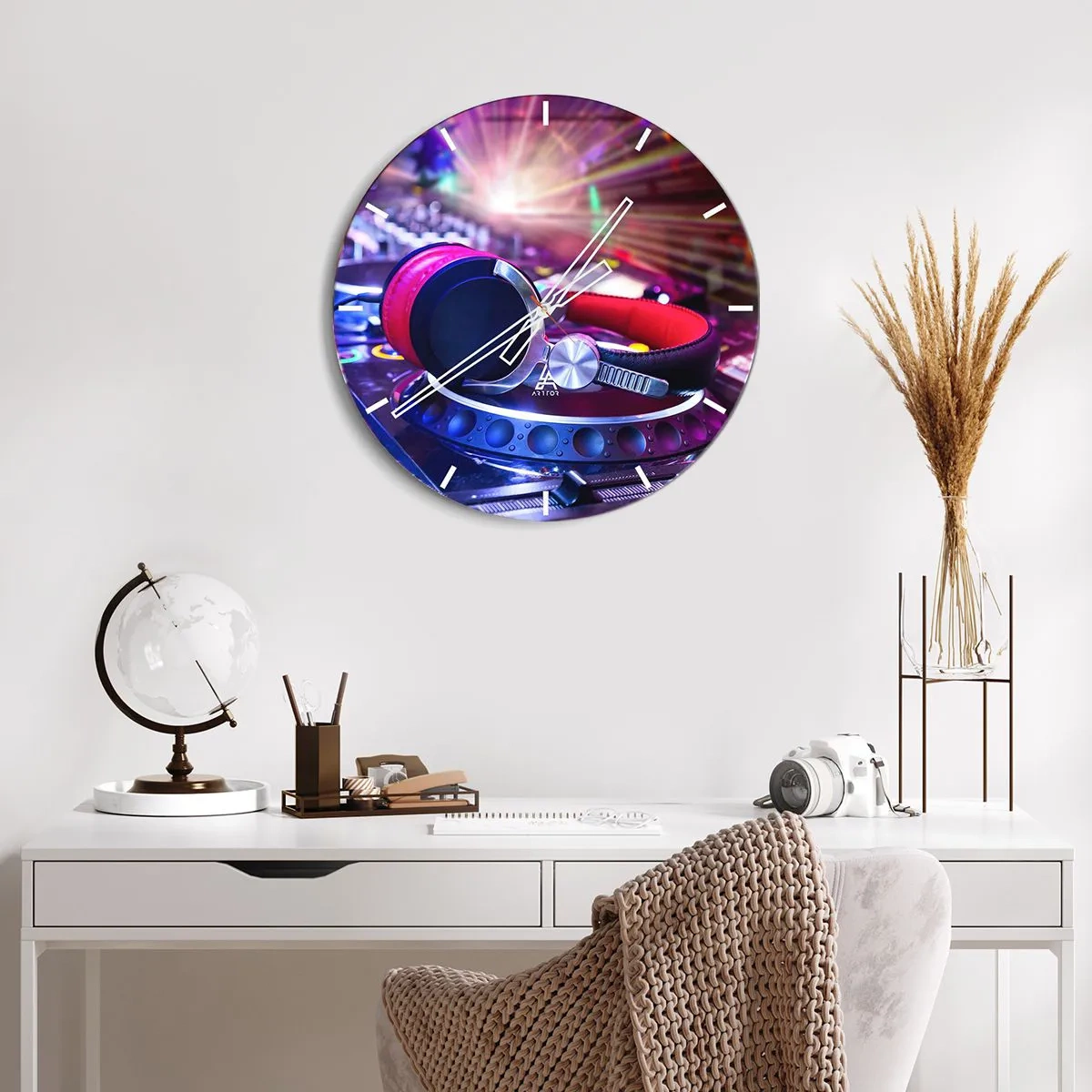 Wandklok - Klok - Het zal, het zal gebeuren - 40x40 cm