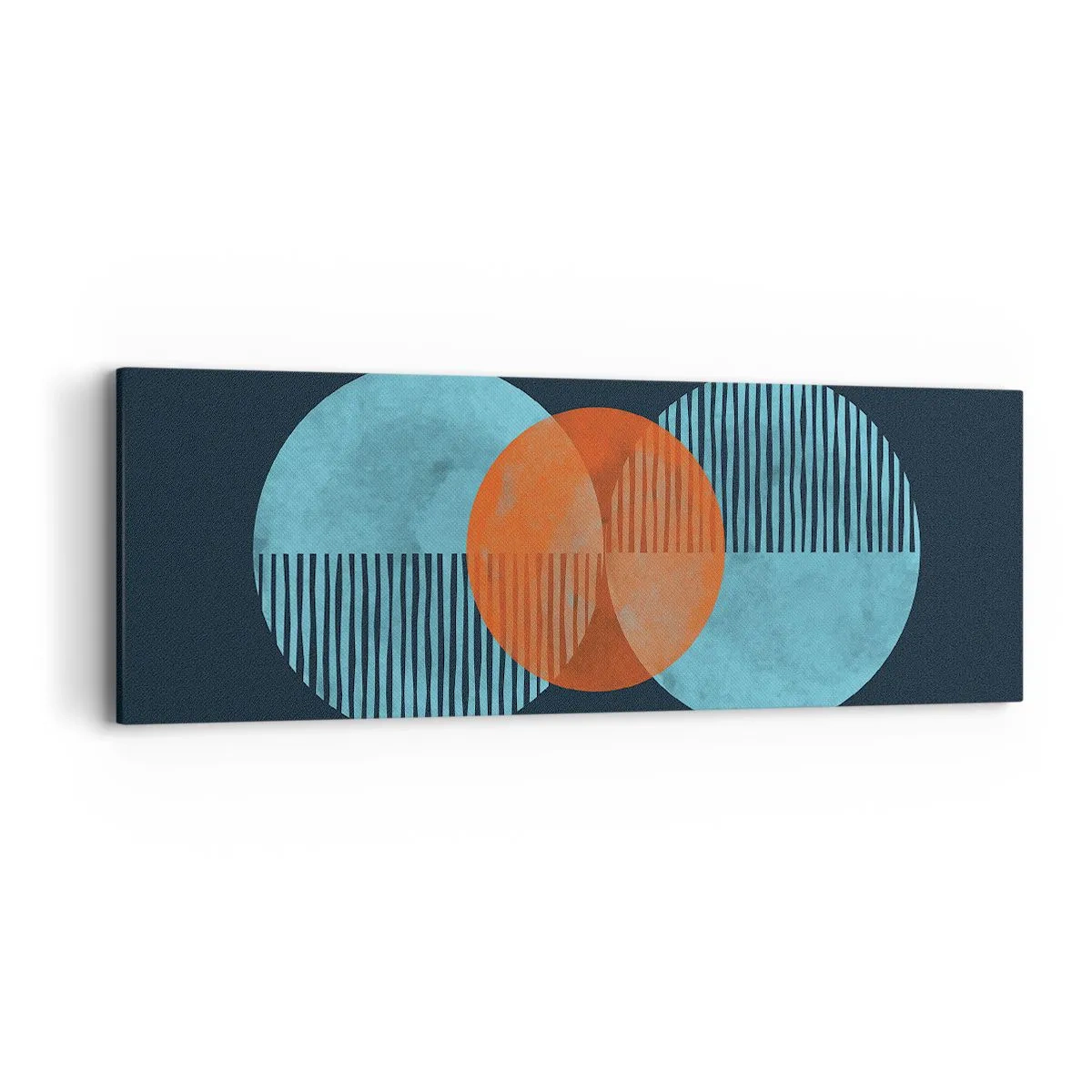 Schilderen op canvas - Symmetrische compositie - 90x30 cm