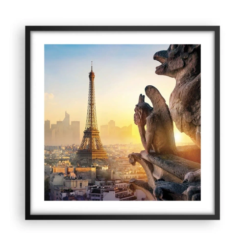 Poster in een zwarte lijst - Er is veel veranderd... - 50x50 cm