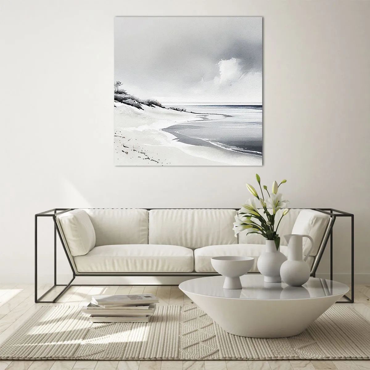 Schilderen op glas - Voor altijd samen - 70x70 cm