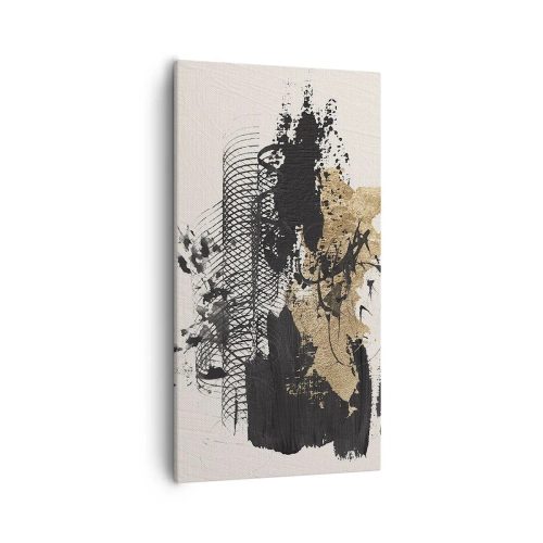 Schilderen op canvas - Compositie met passie - 55x100 cm