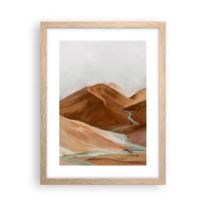 Een poster in een licht eiken lijst - Naar de bron - 30x40 cm