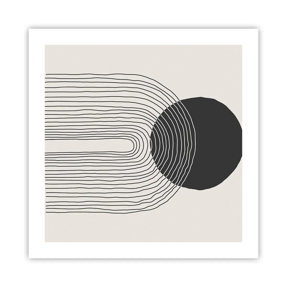 Poster - Bibberen en vertrouwen - 50x50 cm