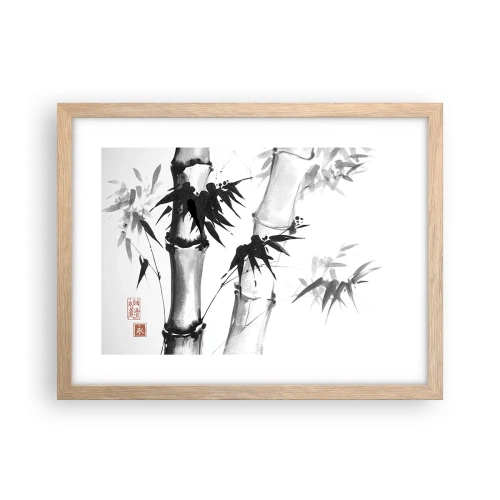 Een poster in een licht eiken lijst - Close-up op het oosten - 40x30 cm