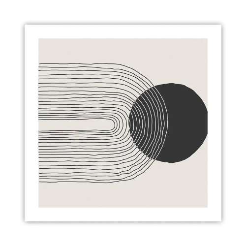 Poster - Bibberen en vertrouwen - 50x50 cm