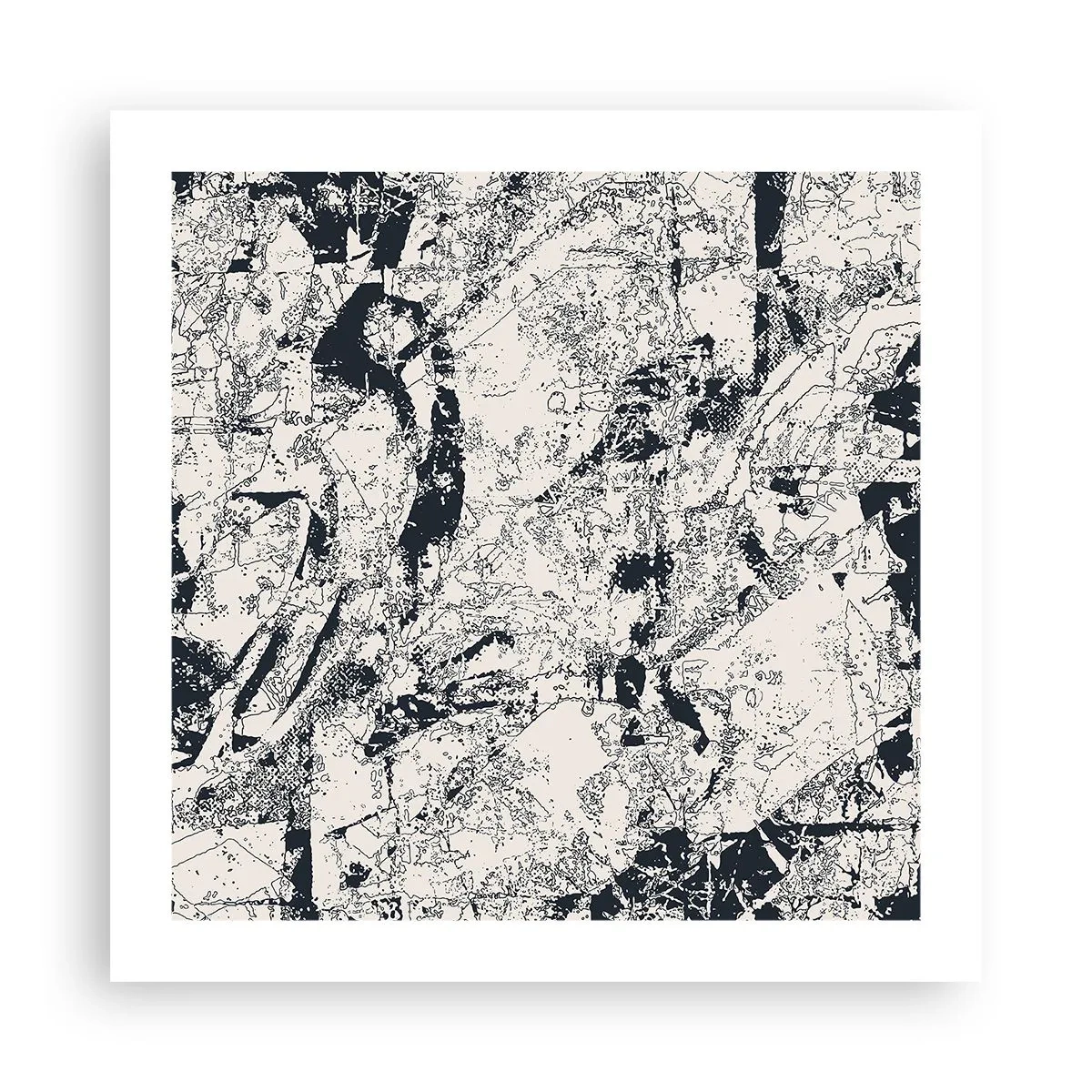 Poster - Interpenetratie van tegenstellingen - 50x50 cm