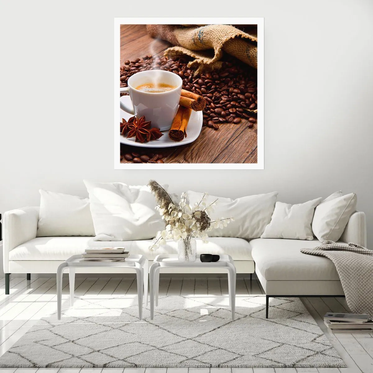 Poster - Pittige smaak en aroma - 40x40 cm