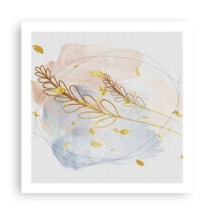 Poster - Gouden explosie - 60x60 cm