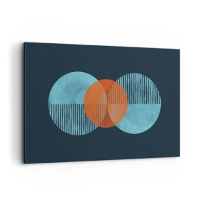 Schilderen op canvas - Symmetrische compositie - 120x80 cm