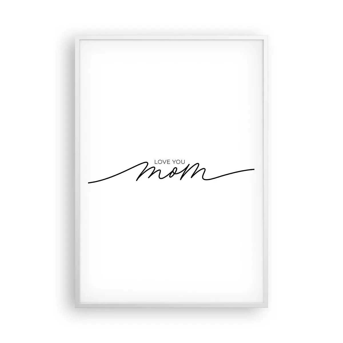 Poster in een witte lijst - Grote emotie - 70x100 cm