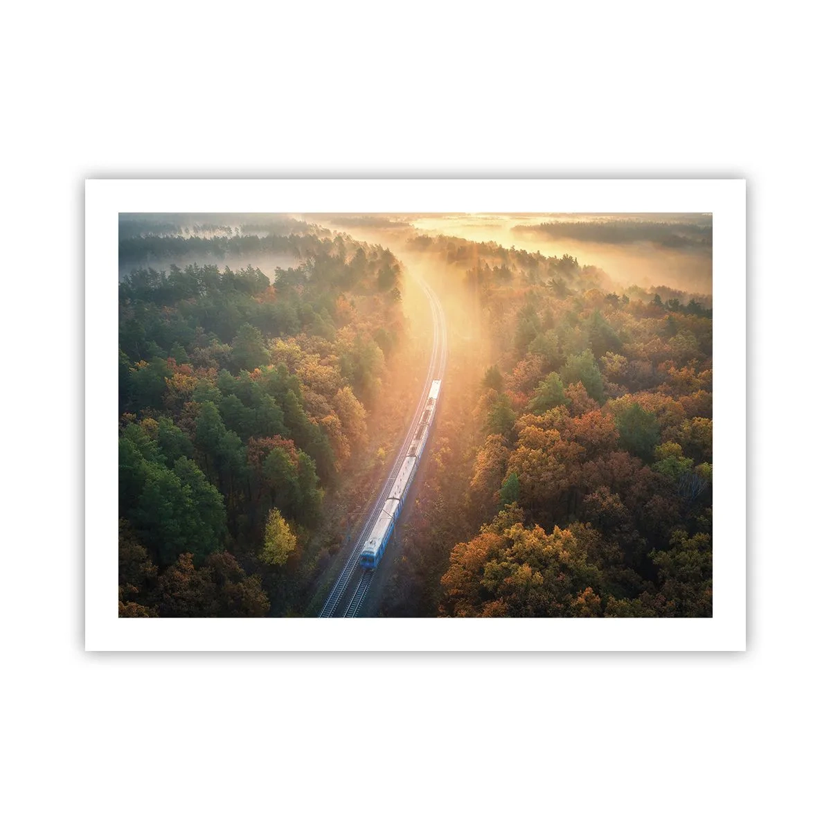 Poster - Herfst reis - 70x50 cm