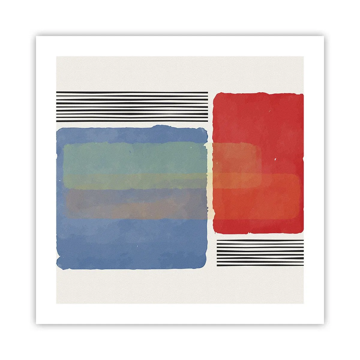 Poster - De geest en de letter van de geometrie - 50x50 cm