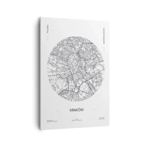 Schilderen op canvas - Anatomie van Krakau - 70x100 cm