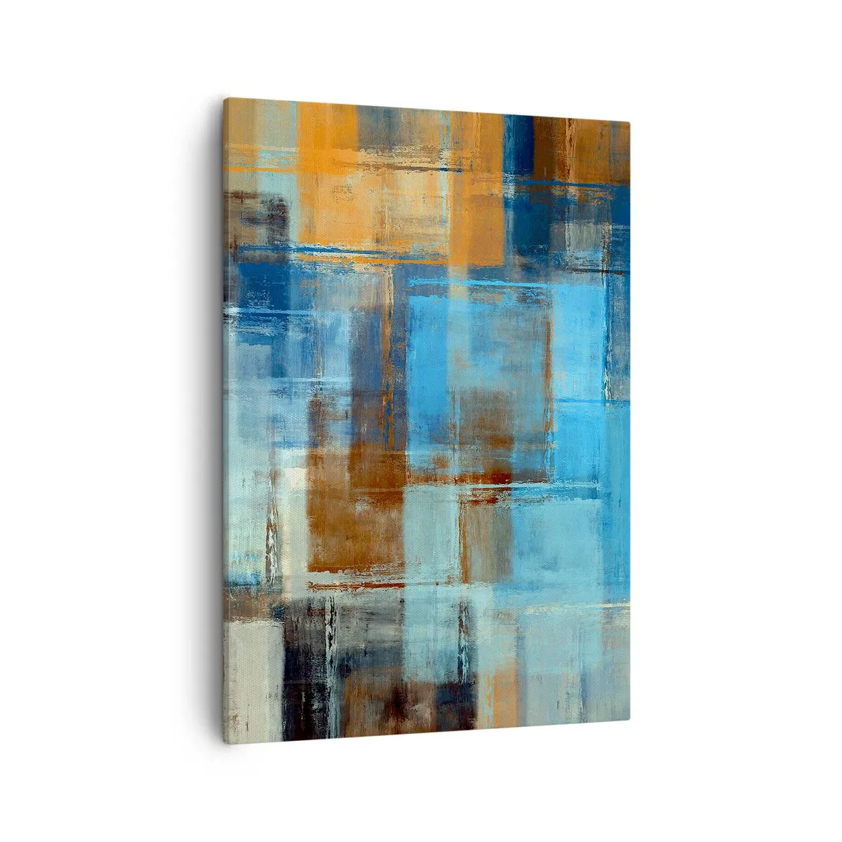 Schilderen op canvas - Door de blauwe sluier - 50x70 cm