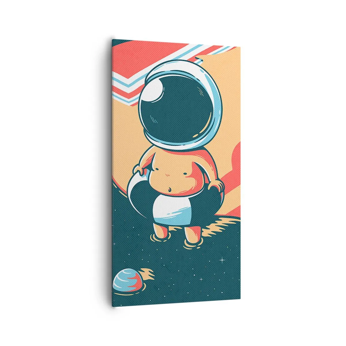 Schilderen op canvas - Vanuit een ander perspectief - 65x120 cm