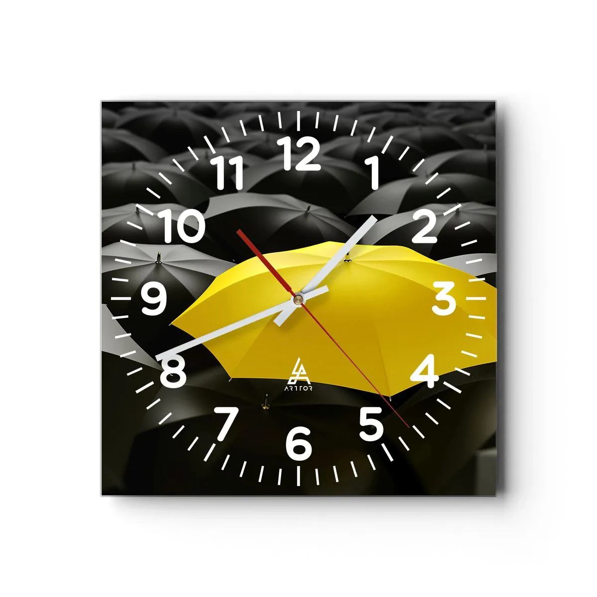 Wandklok - Klok - Vaarwel verdriet - 30x30 cm