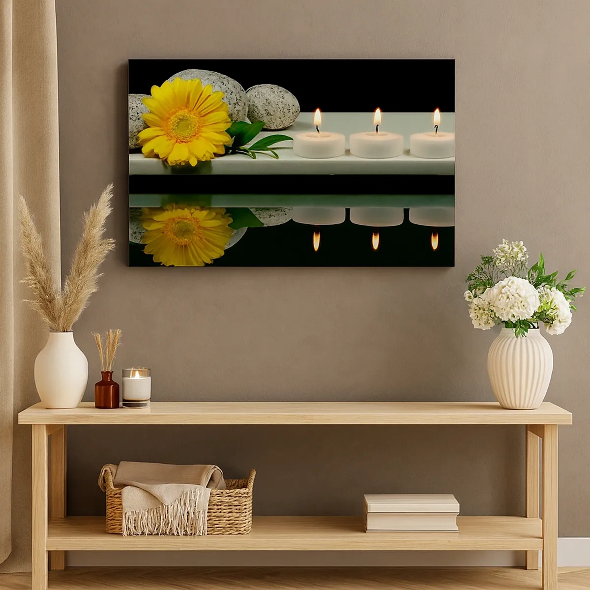 Schilderen op canvas - Zintuigen kalmeren - 30x30 cm