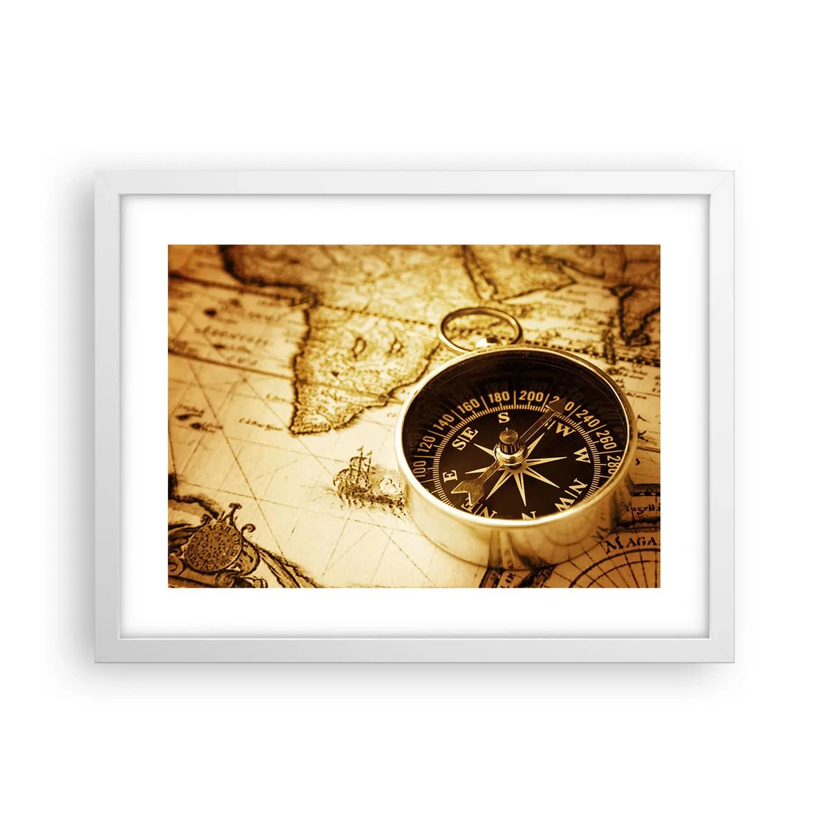 Poster in een witte lijst - Oost of west? - 40x30 cm