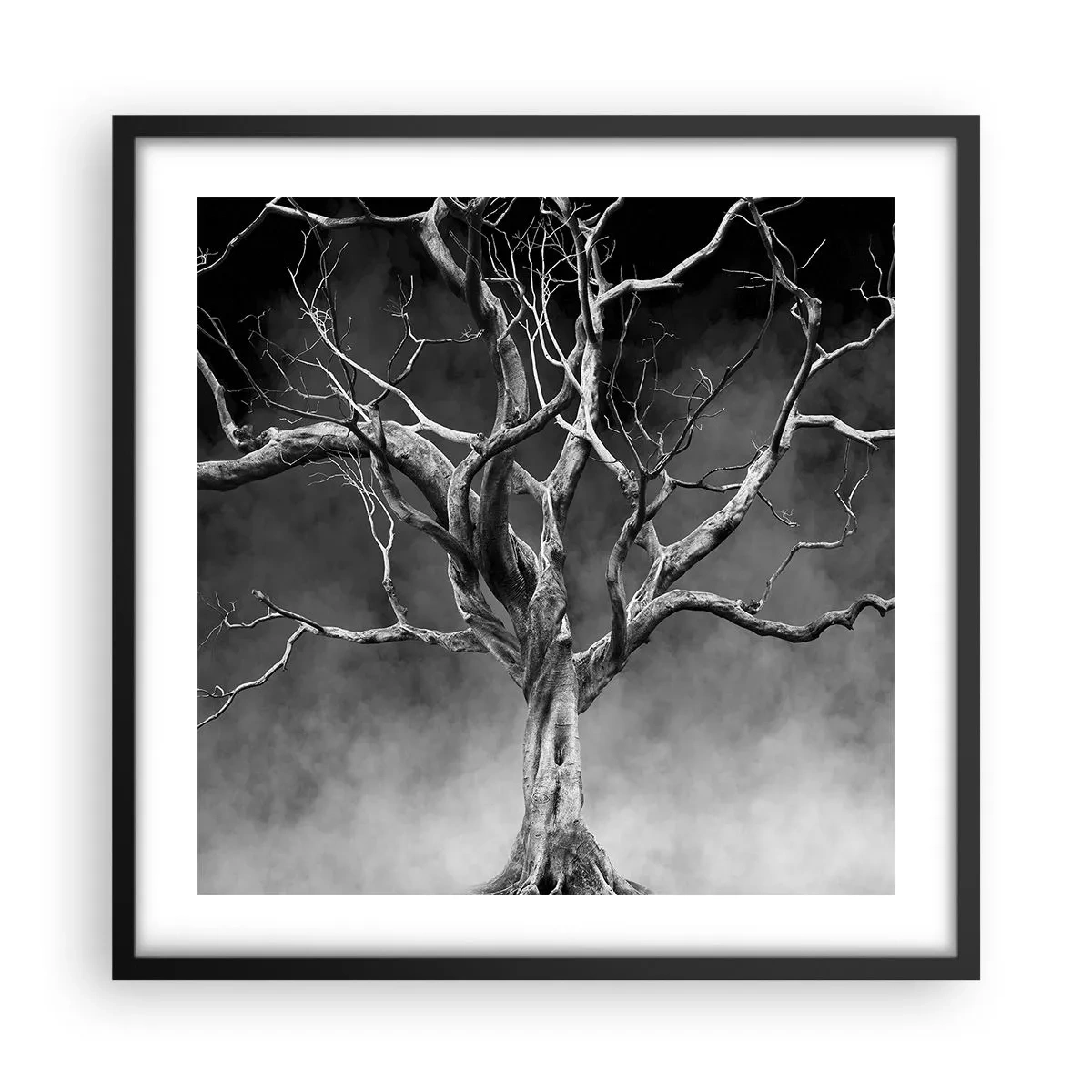 Poster in een zwarte lijst - Oorspronkelijk en heilig - 50x50 cm