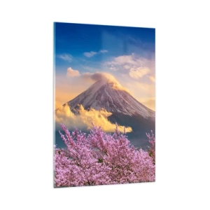 Schilderen op glas - Japanse heiligheid - 80x120 cm